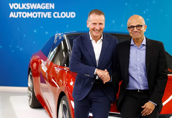 大众筹建自己的数字化朋友圈AG真人左手微软右手福特(图2)